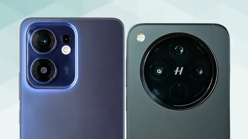 oppo reno13 aとoppo find x8の比較 カメラデザイン イメージ画像 | ガジェットレビューの匠 OPPO Reno13 AとOPPO Find X8の比較 カメラデザイン