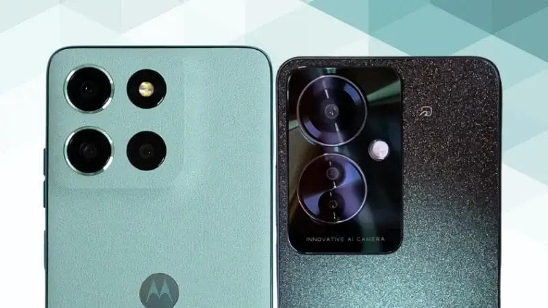 moto g66 5gとoppo reno11 aの比較 カメラデザイン イメージ画像 | ガジェットレビューの匠 moto g66 5GとOPPO Reno11 Aの比較 カメラデザイン