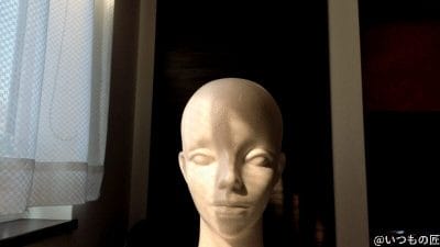 insta360 link 2cで撮影した画像 | ガジェットレビューの匠 Insta360 Link 2C レビュー マネキンをInsta360 Link 2Cで撮影した画像