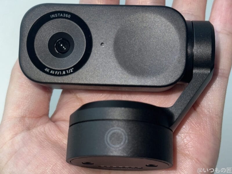 手持ちのinsta360 link 2 | ガジェットレビューの匠 Insta360 Link 2 レビュー 手持ちのInsta360 Link 2