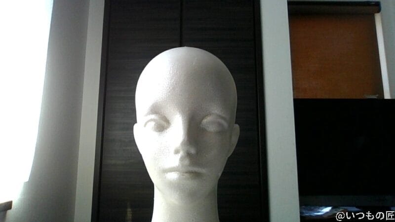 pcのwebカメラで自撮りした写真 | ガジェットレビューの匠 Insta360 Link 2 レビュー PCのWebカメラで自撮りした写真