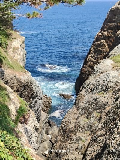 快晴の海を記録した一枚 | ガジェットレビューの匠 OPPO Reno13 A カメラ 快晴の海を記録した一枚