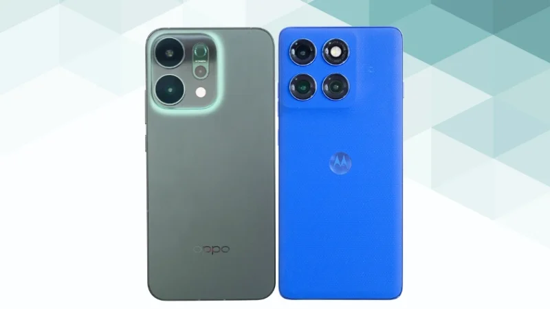 oppo reno14 5gとmotorola edge 60 proの比較 背面デザイン イメージ画像 | ガジェットレビューの匠 OPPO Reno14 5Gとmotorola edge 60 proの比較 背面デザイン