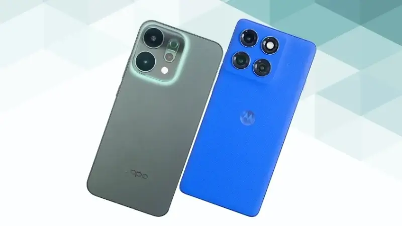 oppo reno14 5gとmotorola edge 60 proの比較 背面デザイン イメージ画像 | ガジェットレビューの匠 OPPO Reno14 5Gとmotorola edge 60 proの比較 背面デザイン
