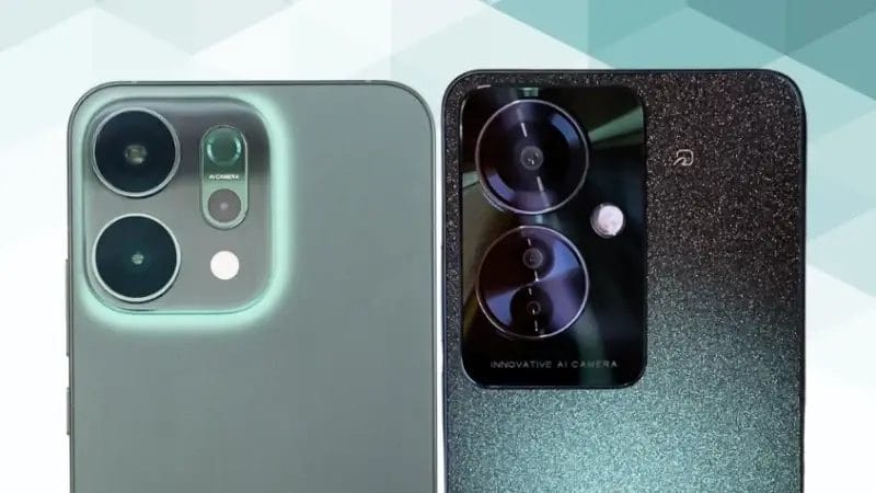 OPPO Reno14 5GとOPPO Reno11 Aの比較 カメラデザイン