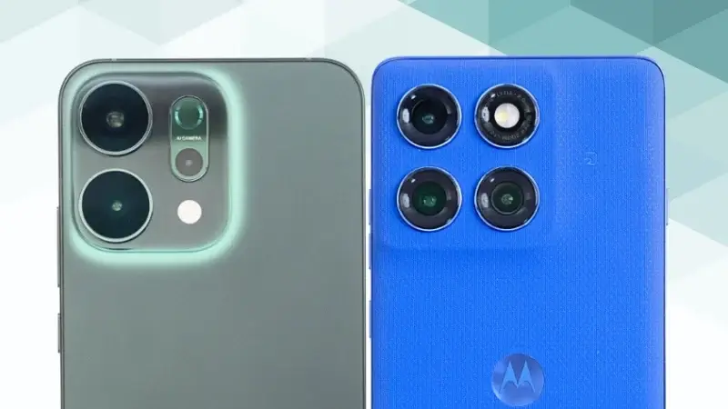 oppo reno14 5gとmotorola edge 60 proの比較 カメラデザイン イメージ画像 | ガジェットレビューの匠 OPPO Reno14 5Gとmotorola edge 60 proの比較 カメラデザイン