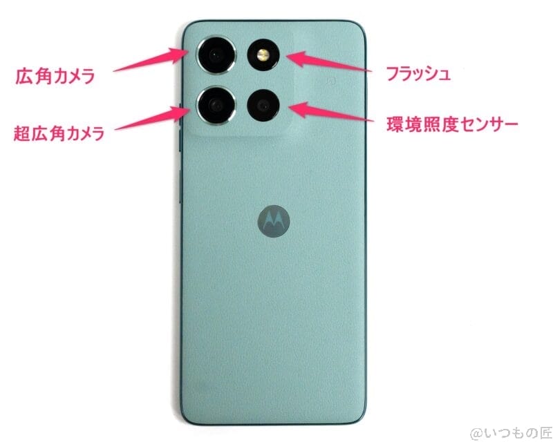 moto g66y 5gのイメージ図 | ガジェットレビューの匠 moto g66y 5G カメラ moto g66y 5Gのイメージ図