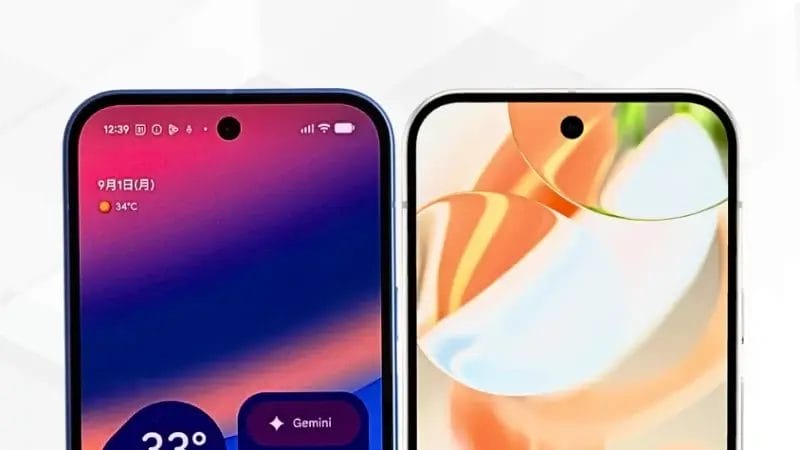 google pixel 10とgoogle pixel 9 proの比較 正面デザイン イメージ画像 | ガジェットレビューの匠 Google Pixel 10とGoogle Pixel 9 Proの比較 正面デザイン