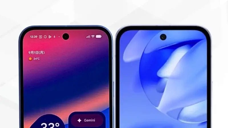 google pixel 10とgoogle pixel 9aの比較 正面デザイン イメージ画像 | ガジェットレビューの匠 Google Pixel 10とGoogle Pixel 9aの比較 正面デザイン