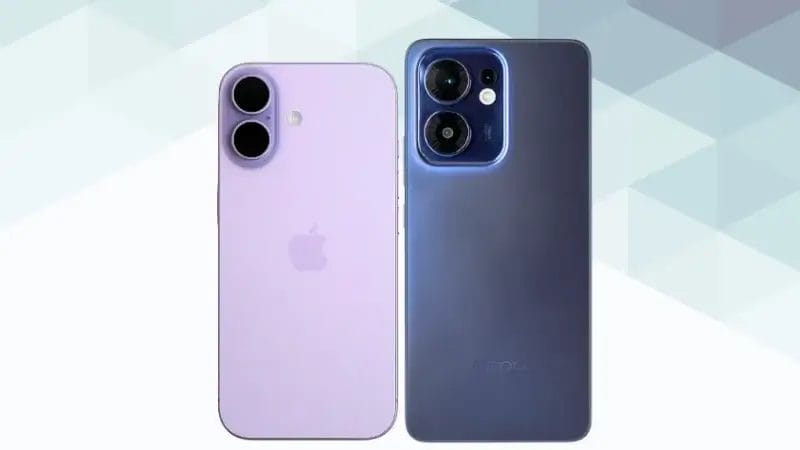 iphone17とoppo reno13 aの比較 背面デザイン イメージ画像 | ガジェットレビューの匠 iPhone17とOPPO Reno13 Aの比較 背面デザイン