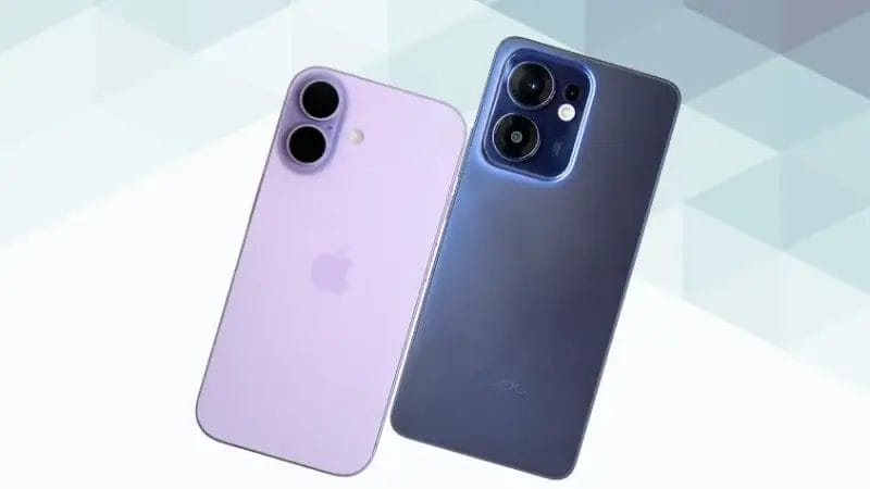 iphone17とoppo reno13 aの比較 背面デザイン イメージ画像 | ガジェットレビューの匠 iPhone17とOPPO Reno13 Aの比較 背面デザイン